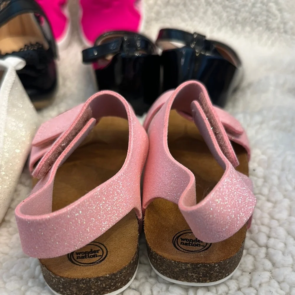Chic Pink and Black Dress Shoes Collection